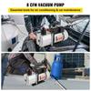 8CFM Two-Stage Rotary Vane Professional Vacuum Pump 15Micron 3/4HP