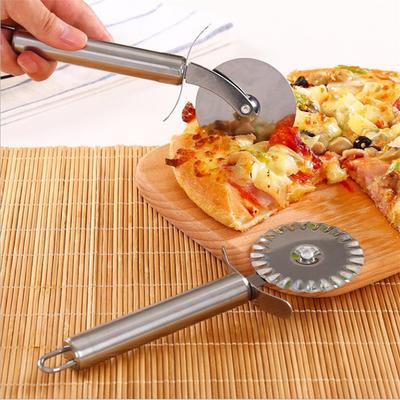 Stainless Steel Pizza Single Wheel Cut Tools Diameter 6.5CM Household Pizza Knife Cake Tools Wheel Use For Waffle Cookies