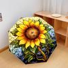 1 PC Automatic Folding Umbrella - Sunflower Pattern, Portable & Foldable Design with 8 Ribs, Christmas Birthday Gifts