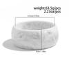 DIEZI Esagerato Bianco Trasparente Rotondo Resina Acrilico Bracciali Larghi Moda Hip Hop Geometrico Braccialetto Bracciali Per Donne Uomini Gioielli
