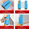 Portable Table Tennis Training Set Includes Blue Retractable Ball Net 2 Table Tennis Rackets and 3 Table Tennis Balls