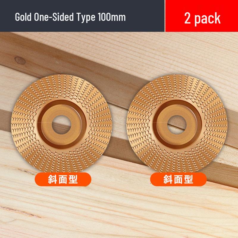 Woodworking Angle Grinder Burr Disc & Polishing Wheel Set