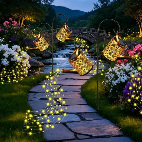 Double Hook Angel Fairy Peony Copper Kettle Lamp