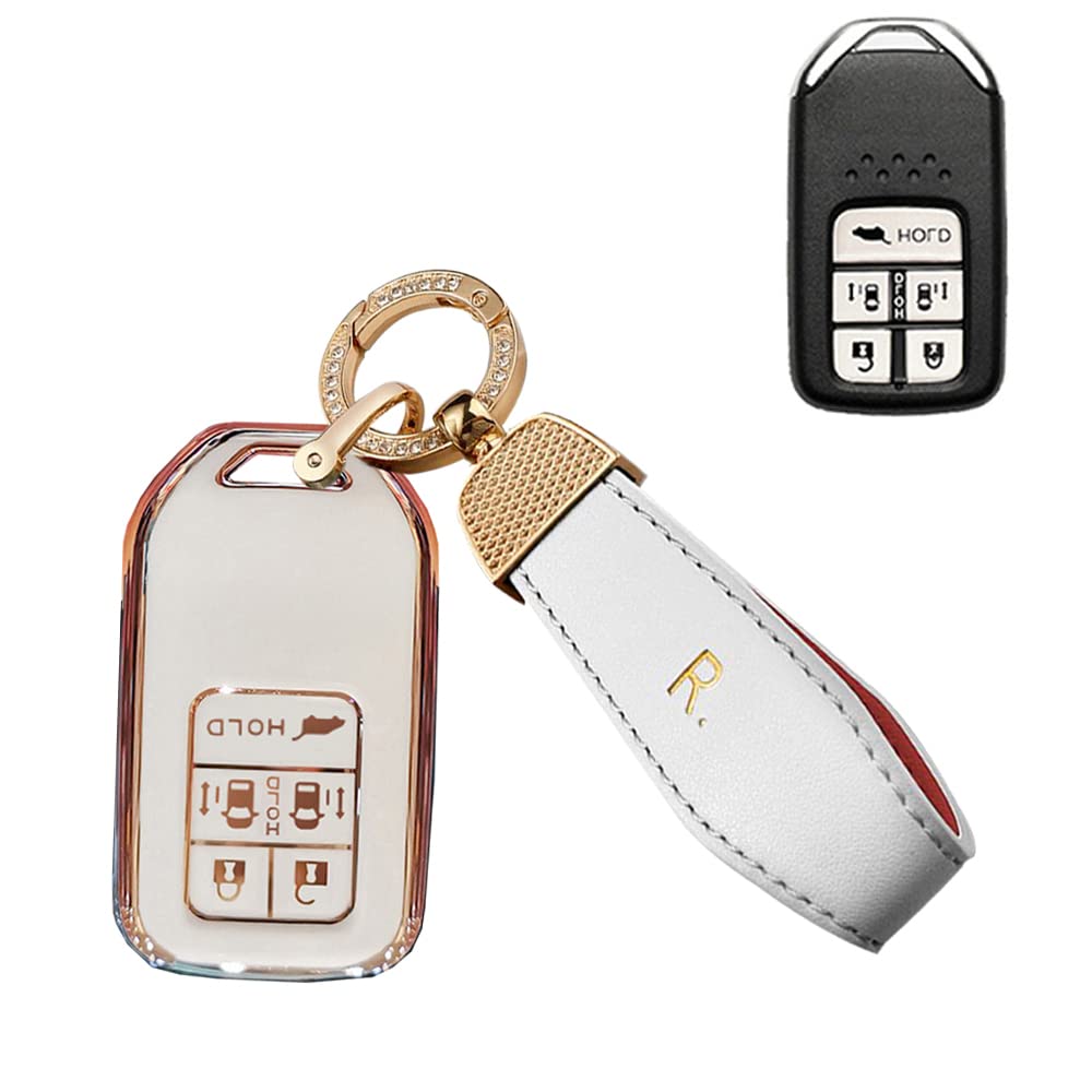 

Чехол для ключа Ключ Ключ Подходит для HONDA Предотвращает появление блеска на ключе Белый [SANRILY] Honda, Держатель, Чехол, Защита, Odyssey, Падение, Царапины, Стильный,