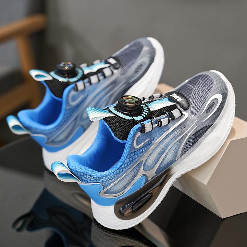 Children's Shoes Casual Shoes Parent-Child Shoes Trend Shoes Children's Trend All-Match Casual Fashion Rotating Button Shoes Basketball Shoes