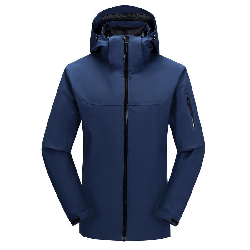 Men's and Women's Outdoor Gore-Tex Down Jacket: 3-in-1 Winter Windproof, Waterproof, Detachable for Mountaineering