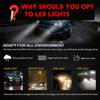 H4 100W 20Led Lampadina Abbagliante/Anabbagliante Hid 6000K Bianco Faro Moto Alta Potenza