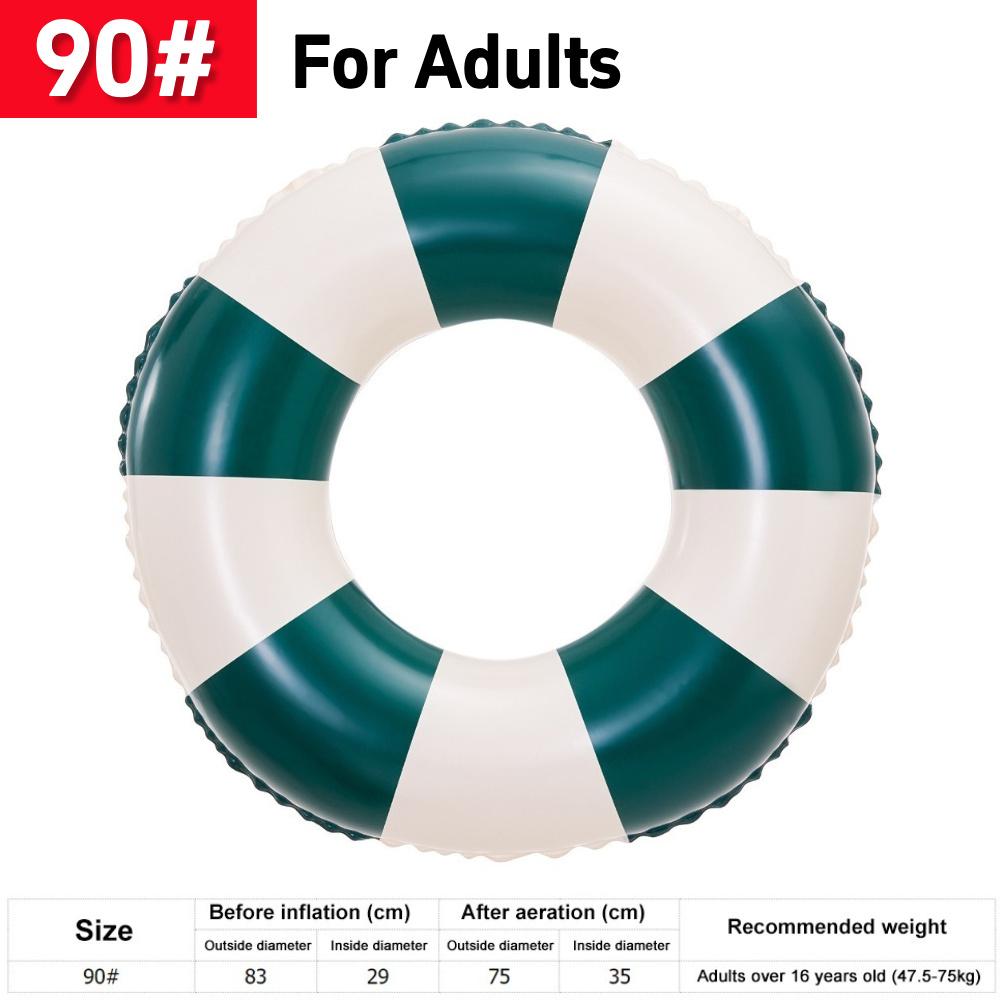 Thickened Swim Ring Float with Handle Swimming Circle Swimming Ring for Kids Adults for Swimming Pool Party Decorations
