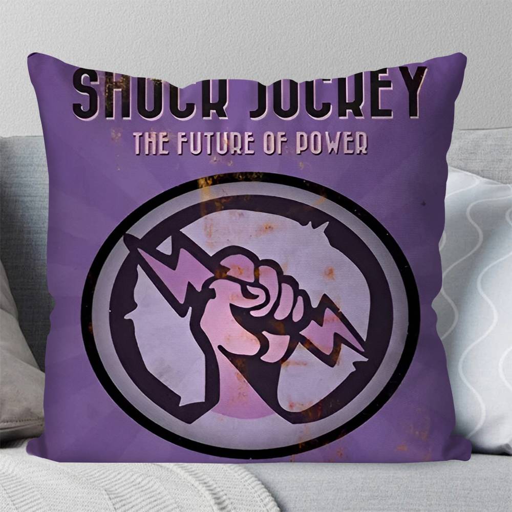 Game Popular Bioshock Pillow Case Square Pillow Bedroom Sofa Leisure Comfort Cushion Car Living Room Home Decoration