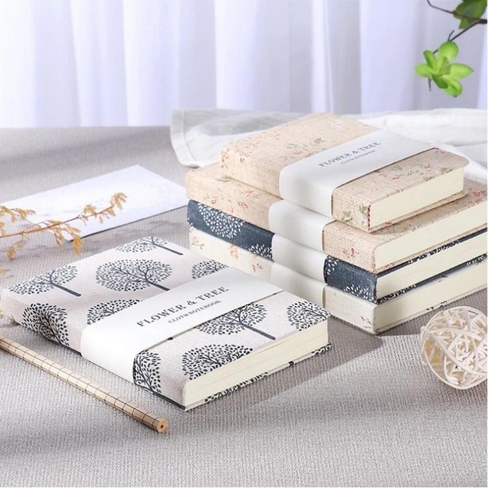 A6/B6 Handkonto-Buch Super-dickes Druck-Notizbuch 2026 Blumen Notizbuch Bürobedarf