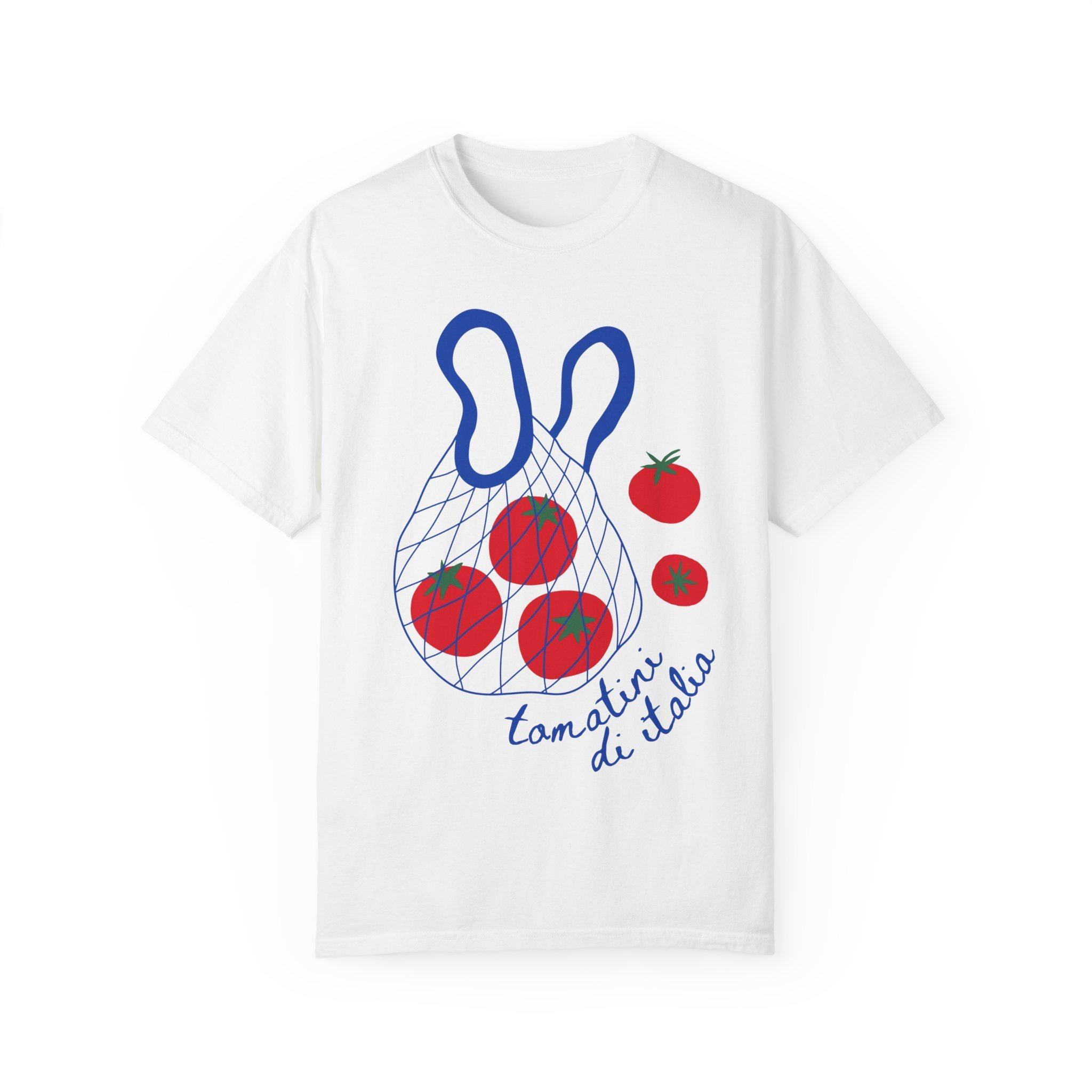 

Plus Size Summer Womens Vintage Italian Tomato TShirt Cotton Breathable Stylish Versatile Street Style Oversized XL