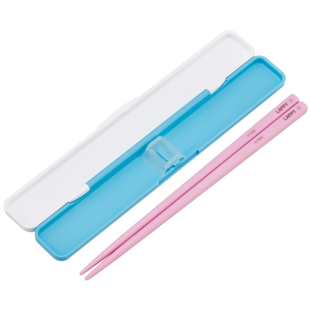 Skater 18cm Chopsticks and Chopstick Case Rappy Made in Set, Antibacterial, Adult, Design, Japan, ABC3AG-A