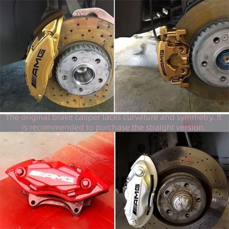 Adesivi Pinza Freno Ruota Auto Impermeabili Riflettenti Emblema Decorazione Decalcomania Per Mercedes Benz AMG W205 W203 GLC GLA W211 W220 GX2