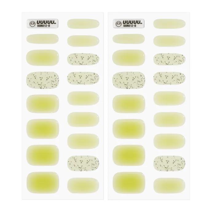 Lemon Cream Gel Nail