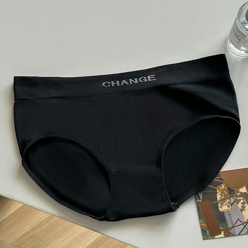 

Women s Sporty Mid-Waist Anti-Bacterial Thong - Breathable, Skin-friendly, Hip-hugging, Solid Color One Size (80—140)