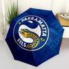 Parramatta Eels Automatic Opening and Closing, 8 Rib Structure Portable Umbrella, Suitable for Men and Women In All Seasons  Perfect Gift Fo