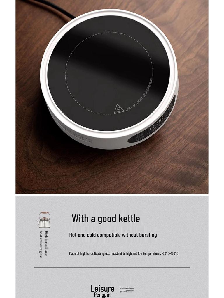 Smart Electric Glass Tea Cooker: Compact Ceramic Stove & Health-Preserving Hot Plate Kettle Gift