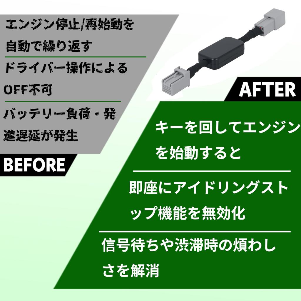 Oattun Idling Stop Honda JF3 compatible with models from September 2017 to November 2021 Idling Stop Automatic Off Fully Compatible Canceller,