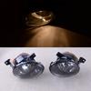 1 Pair 12V Car Front Left Right Amber Fog Driving Light Lamp Clear Lens New Fit for VW Touran Caddy 2010 2011 2012 2013 2014