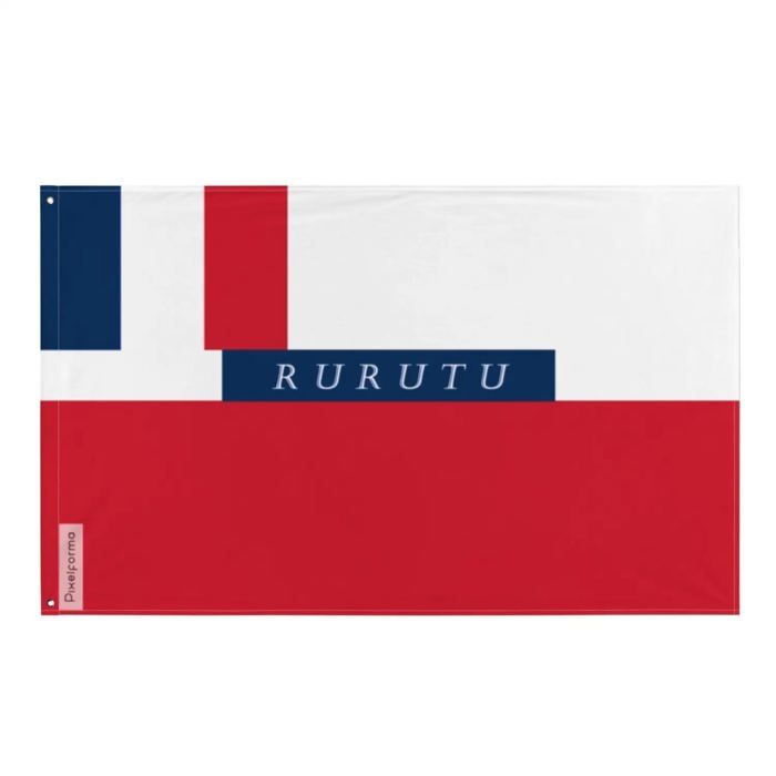 Drapeau - Protectorat Français - Rurutu - 120 x 180 cm - Polyester - Impression Recto/Verso