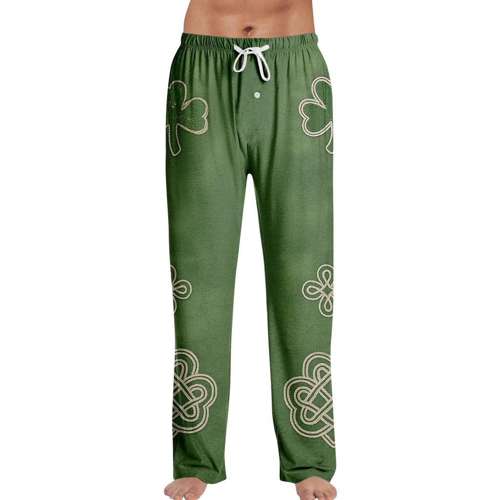 Men's St. Patrick's Day Print Home Sleep Pants