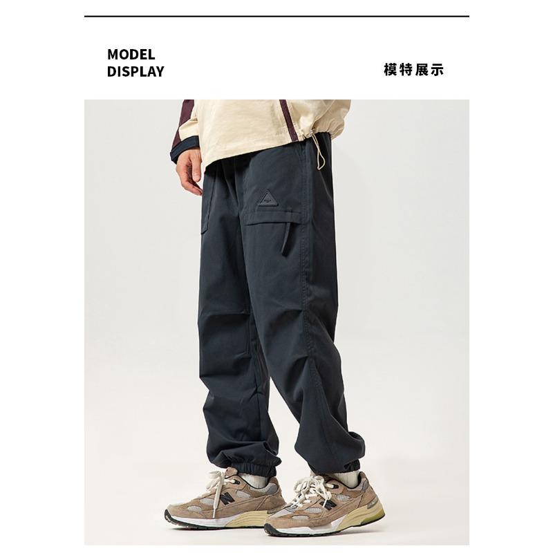 

Men s Cargo Pocket Jogger Pants Casual Elastic Waist Streetwear Bottoms M