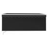 Manual Retractable Awning with Roller Blind 3x2.5 M Anthracite