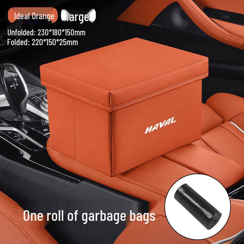 Organizador de Armazenamento e Lixeira Dobrável para Carro Haval - Serve para H6, Big Dog, M6, First Love, H5, H7, H8, H9, F7, H3