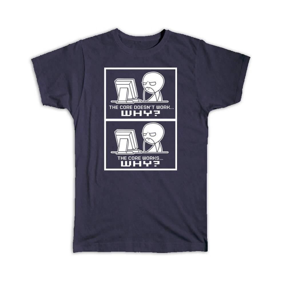 Gift T-Shirt : Funny Art For Computer Programmer Software Engineer Coding Geek S