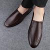 Men's Leather Loafers: Formal & Casual Cowhide Breathable Shoes