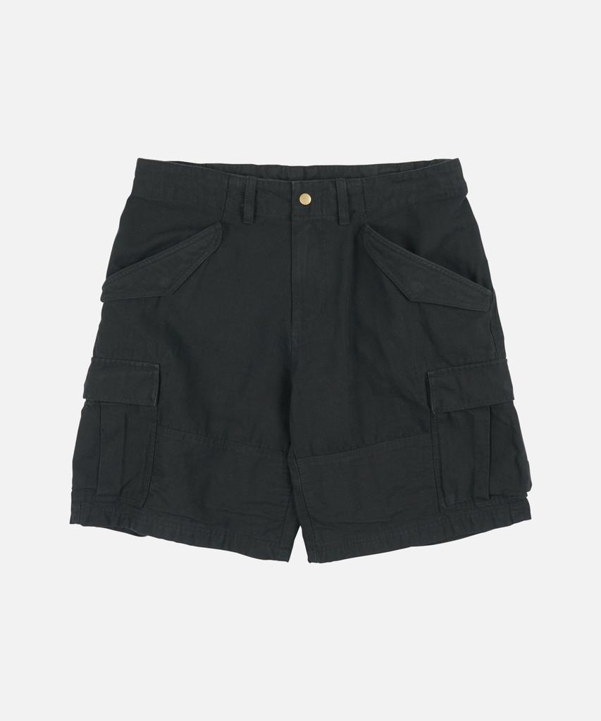 FRIZMWORKS Canvas Essential Cargo Shorts _ Black