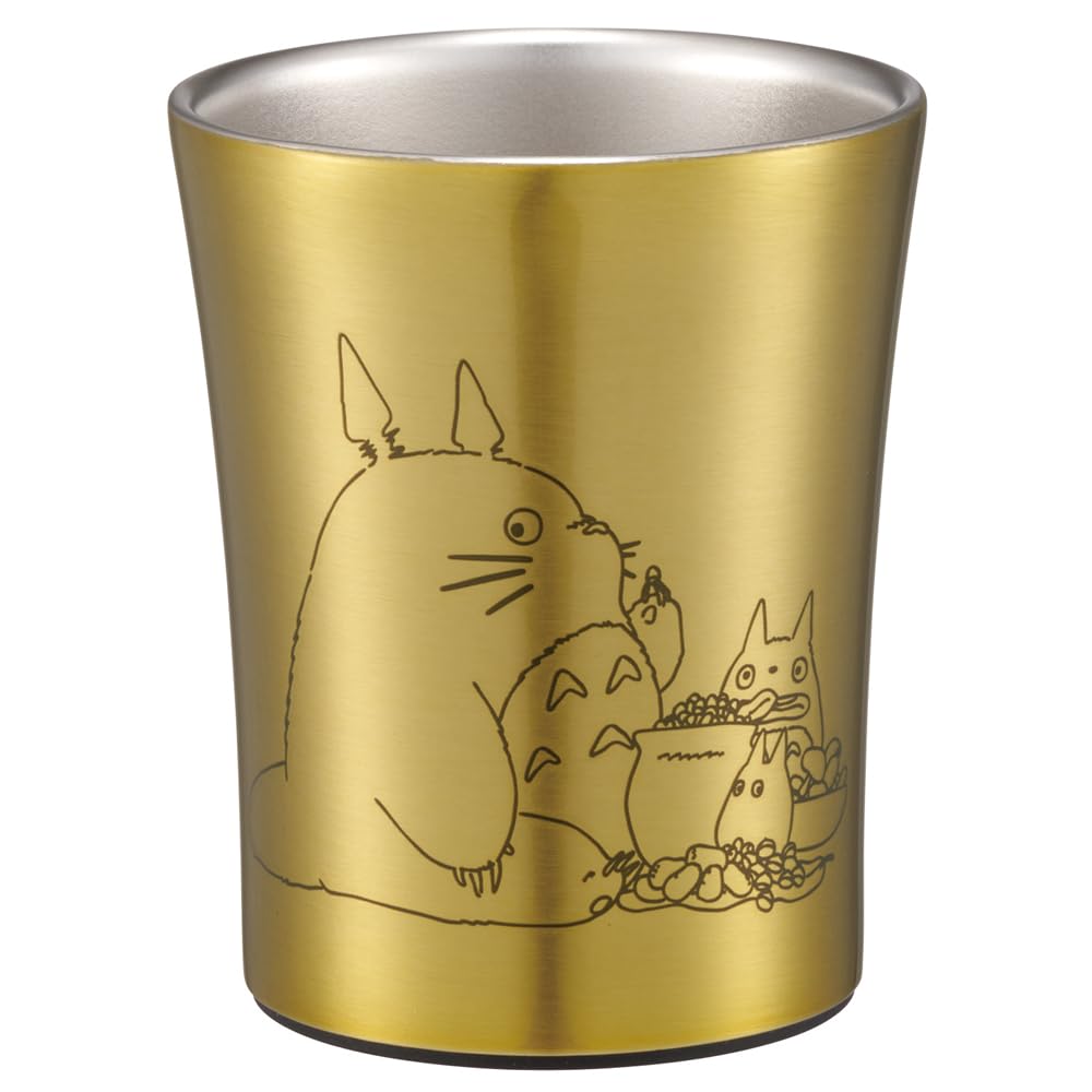 Skater Insulated Stainless Steel My Neighbor Studio Ghibli Tumbler, 250ml, Totoro, Nuts, Design, STB2N-A