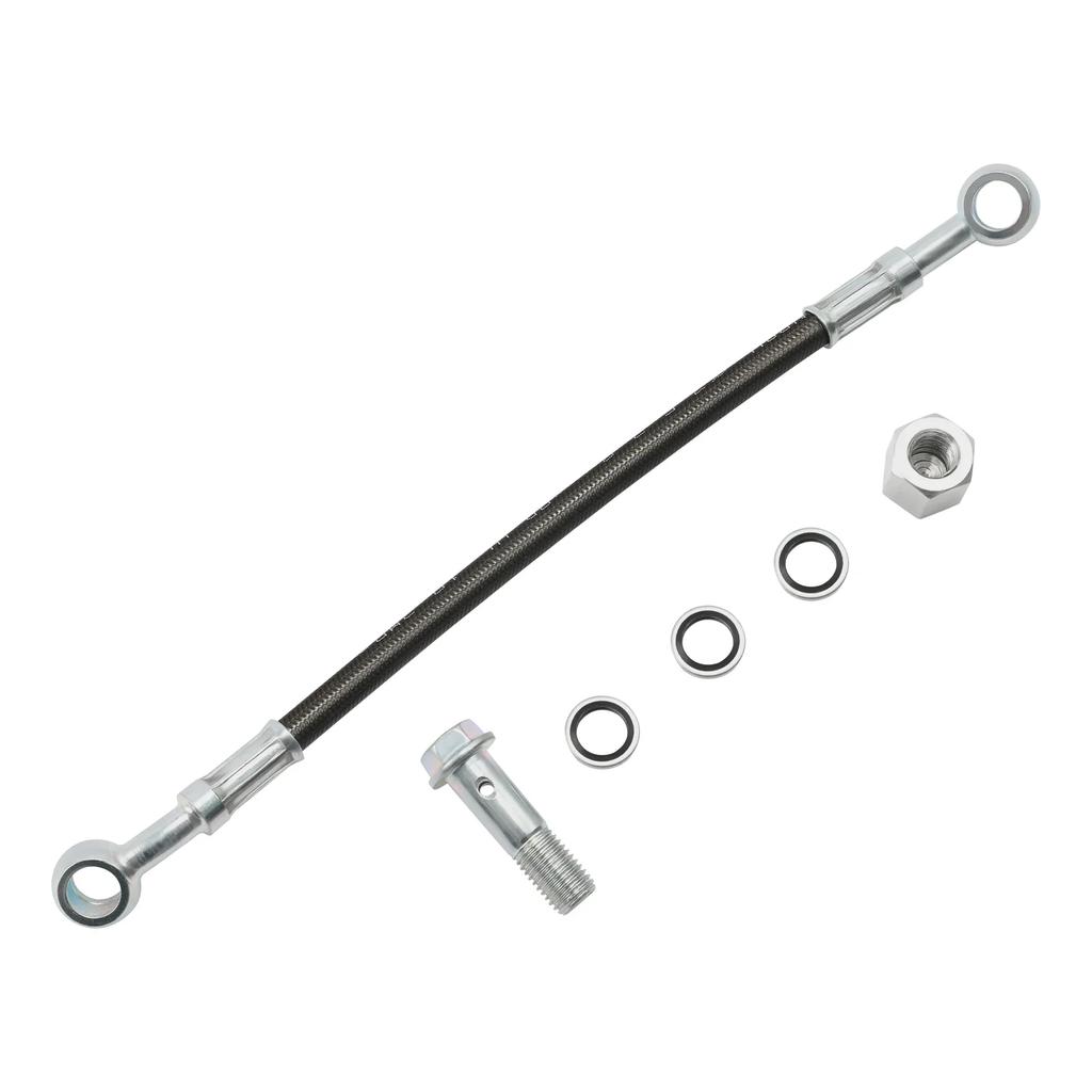 Universal Motorcycle 25cm Brake Hose Line Extend Connector Spare Parts