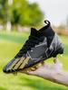 High-top football shoes tf broken nails artificial turf boys and girls youth students leather foot school training shoes