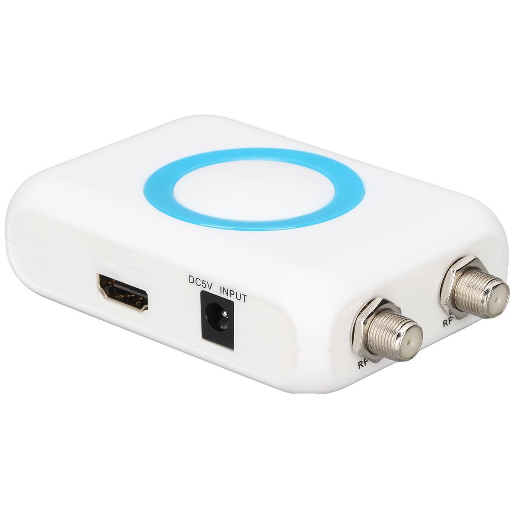 HDM66 HD Modulator Support PAL NTSC Format Output RCA To RF Modulator for Home TV Replacement