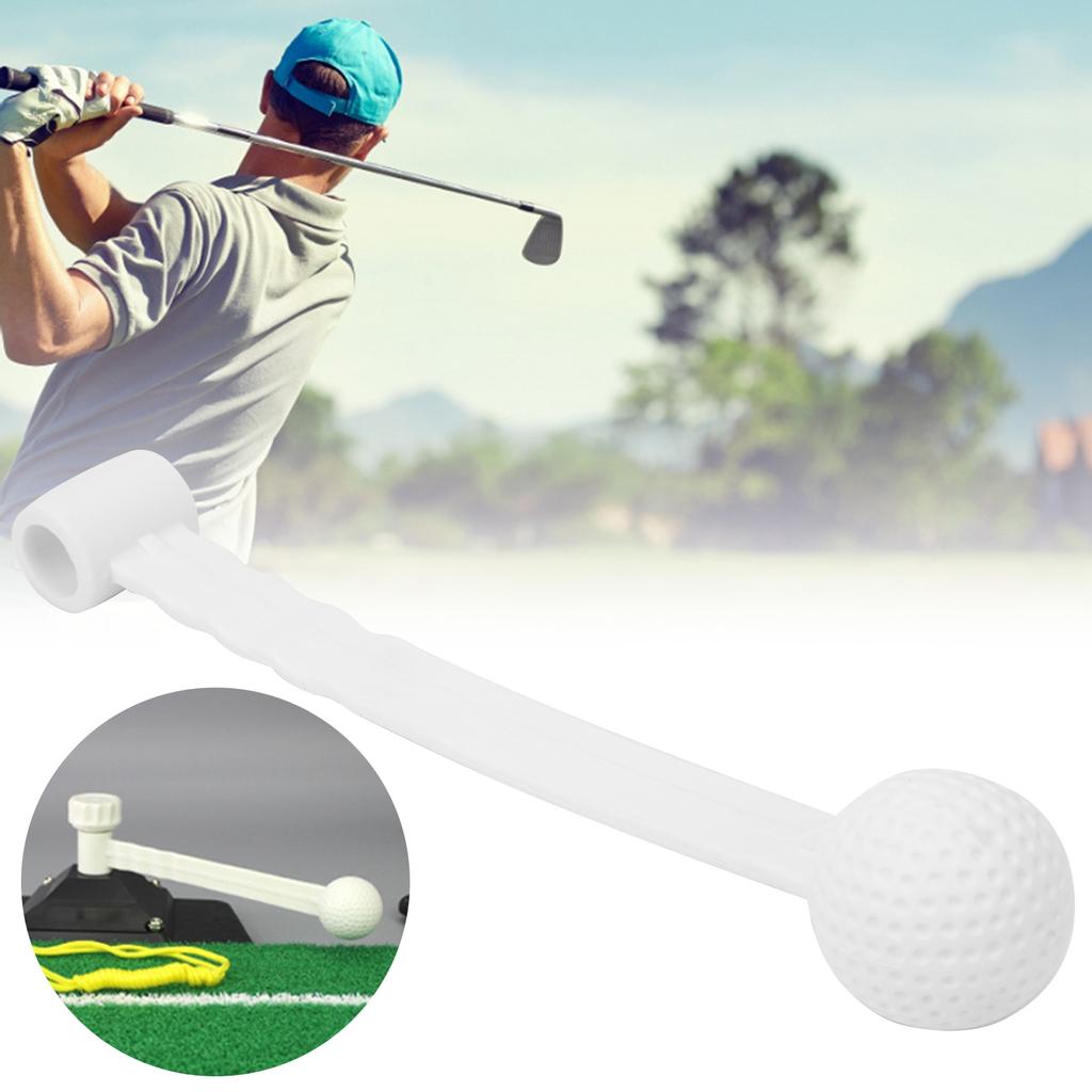 ABS Rubber Golf Swing Putting Rod Practice Training Aids Golf Ball with Stick Accessories