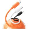 USAMS U98 3A Silicone Fast Charging USB-C Cable White