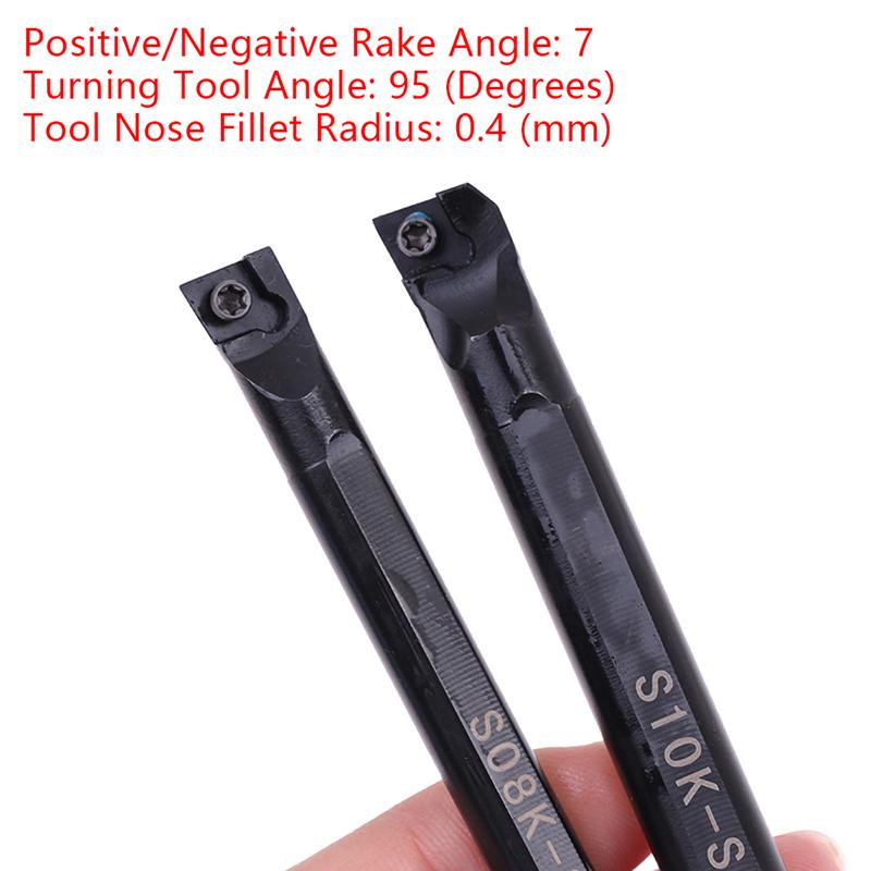 1ks Držák soustružnického nástroje Cnc Sada řezných nástrojů Nudná stopka Soustružnický nůž Kovová soustružnická tyč Karbidová drážkovací vložka