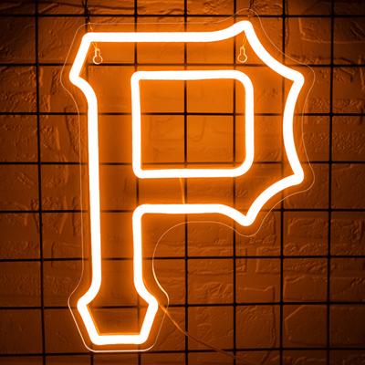 Baseball Neon Signs,Pirates Team Logo Light,Baseball Neon Light Sign,Sport Decor,Baseball Decor for Club Neon Signs for Teens