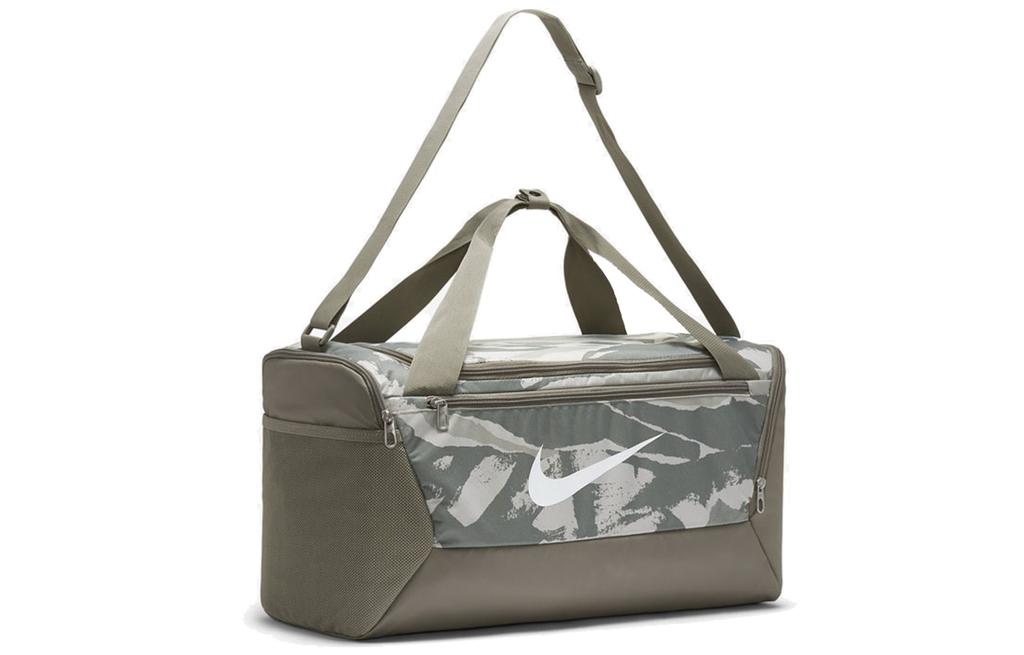 Nike Polyester Crossbody Bag, Gym Bag, Travel Bag Unisex Olive Gray CU9612-320