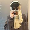 Soft Winter Cashmere Scarf Solid Color Coldproof Scarf Casual Men Wool Scarf  Gifts