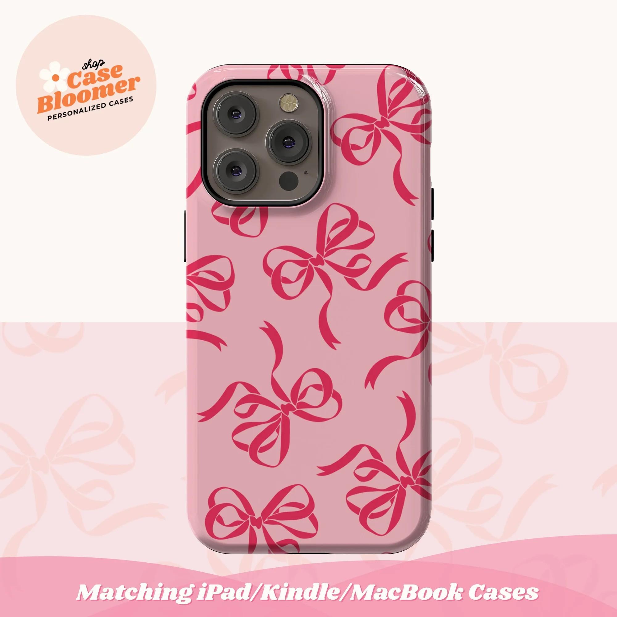 

Y2K Cherry Bows Phone Case for iPhone 17 16e 16 15 14 13 12 11 X XS XR XSMAX 7 8 Air Pro Max Plus Luxury Double-layer Back Cover iPhone 11