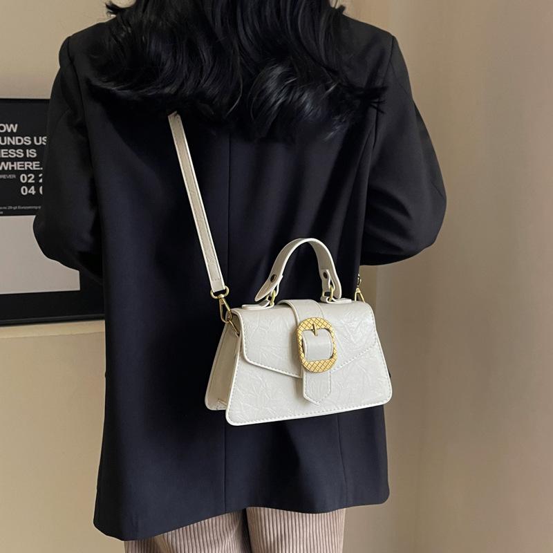 

Маленька сумка Maillard у стилі ретро, ​​осінь і зима 2024, нова портативна невелика квадратна сумка, модна сумка для приміських поїздок бежевий