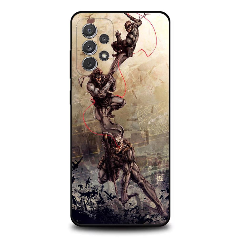 Metal Gear Solid Phone Case For Samsung S25,S24,S21,S22,S23,S30,Ultra,S20,Plus,Fe,Lite,Note,10,9,5G Black Cover