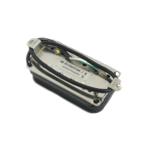 GOTOH Pickups: Made In Japan HB-Distortion Humbucker Pickup for Bridge (Rear) In Zebra Color (GTPU-HB-DST-ZBR-B)