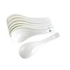 White Ceramic Soup Spoon: Ideal for Home, Restaurant, or Hotel Use