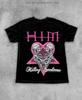 Camiseta para Hombre y Niño Inspirada en la Banda HIM | Camiseta Heartagram de Ville Valo | Era Razorblade Romance | Merchandising Rock Gótico | Camiseta Musical Vintage Y2K | Regalo de Metal