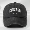 Trendy and Versatile Letter Print Men's Baseball Cap, Breathable, Sweat-absorbent, Quick-drying, Adjustable Casual Sports Sun Hat