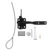 Fence Latch Carbon Steel with Spring Gate Latch Safety Latch for Indoor Window Doors Pet Fences