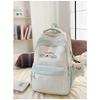Lightweight and largecapacity backpack, new Japanese ins, highvalue, fresh and sweet plaid, junior high school schoolbag.